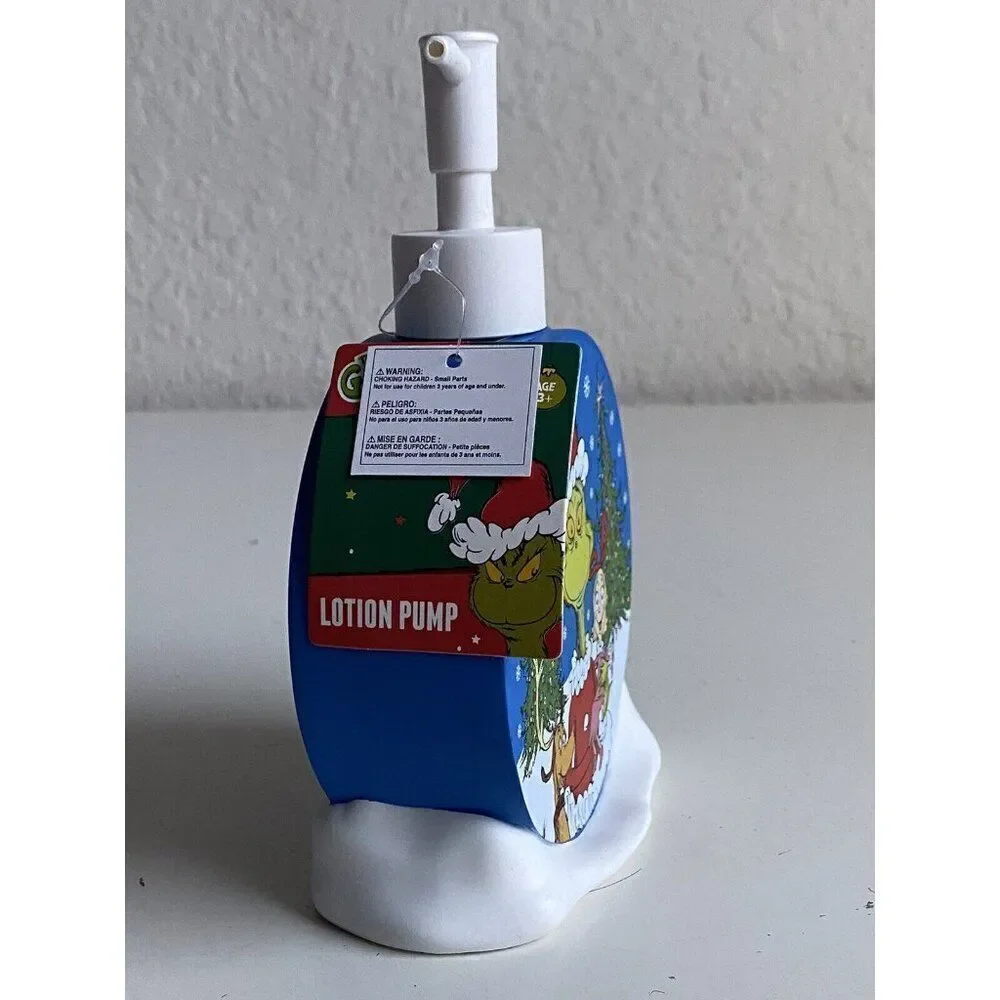 The Grinch‎ Who Stole Christmas Ceramic Soap Dispenser Pump Cindy Lou Max NEW